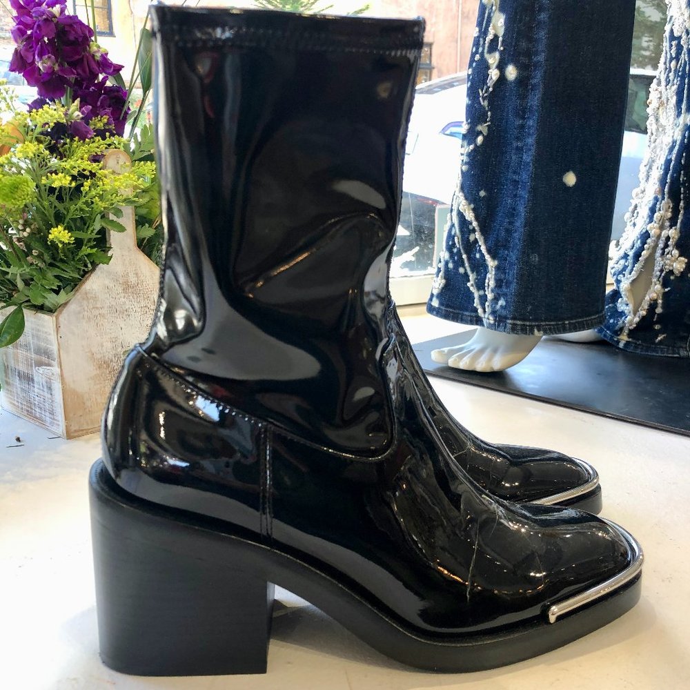 Alexander Wang Patent Leather Boots